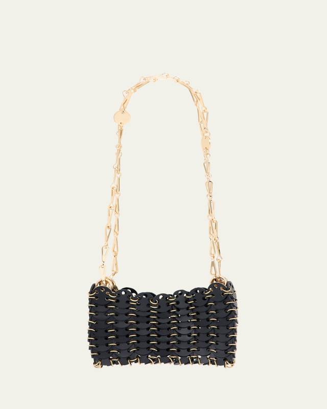 1969 Nano Disc-Link Leather Shoulder Bag